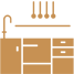 Køkken ikon