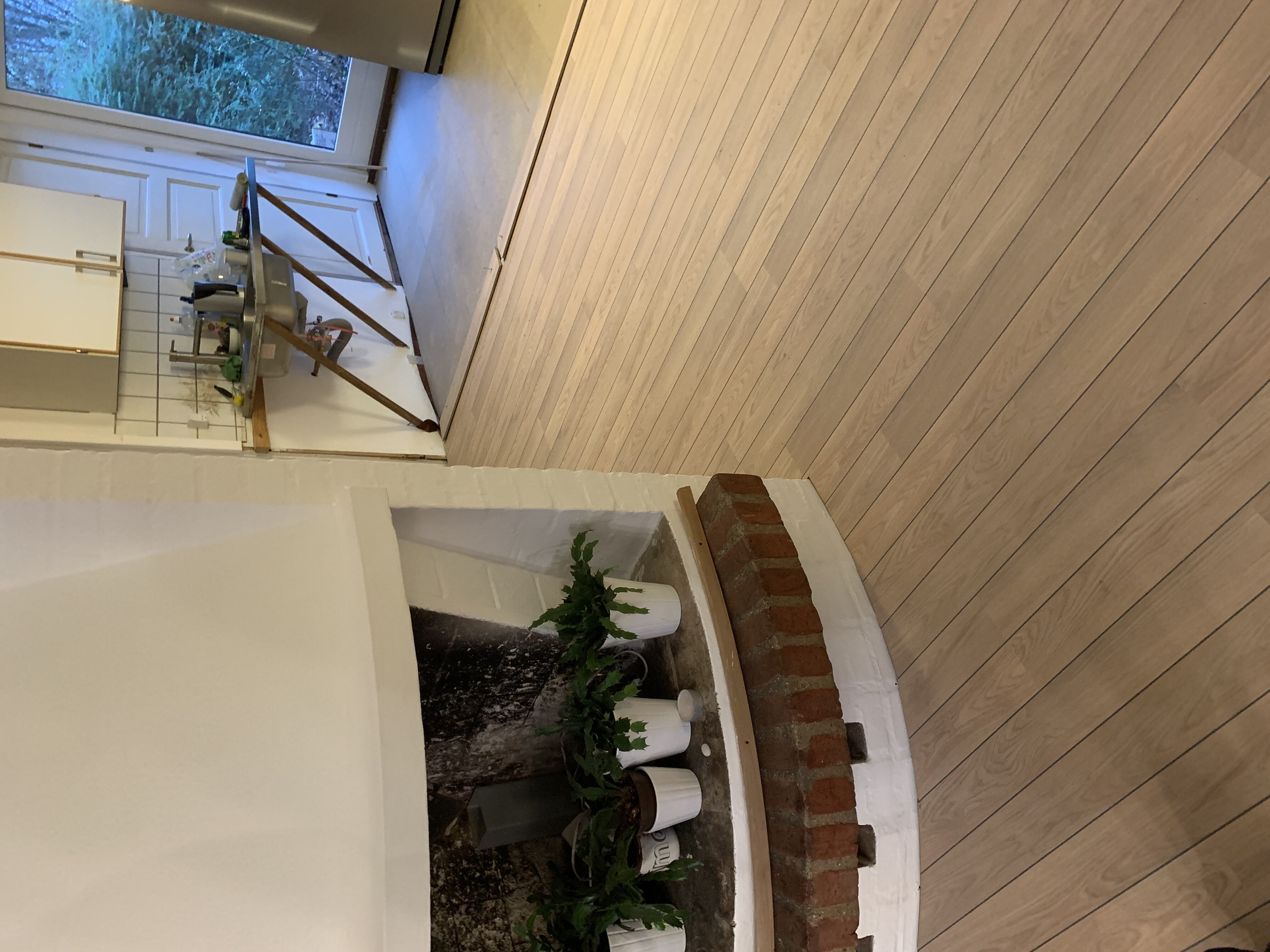 Trægulv lagt af Schaefer og Risom